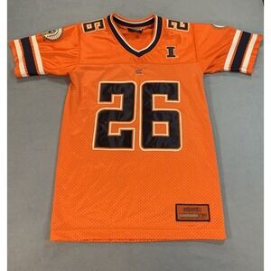Illinois Fighting Illini Jersey Youth Small Colliseum Orange Football #26